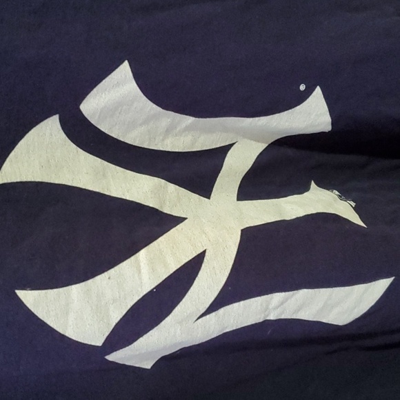 Fanatics navy blue XLT NY MLB baseball tee long sleeve - Picture 2 of 7